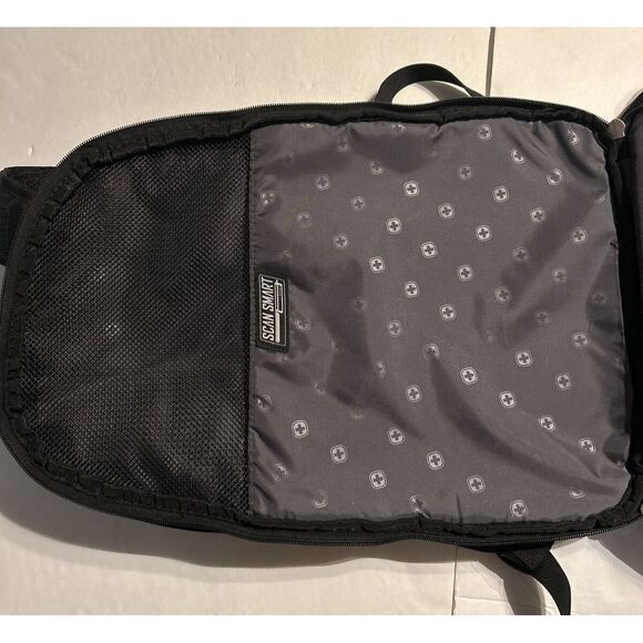 Swiss Gear scan smart airflow laptop/travel bag black 6 pockets 18'' - Picture 5 of 8